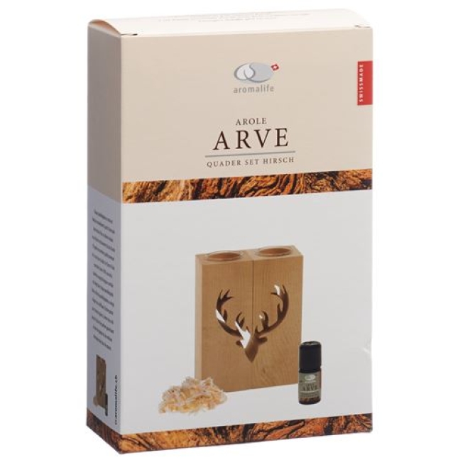 AROMAL ARVE GESCHENK HIRSCH