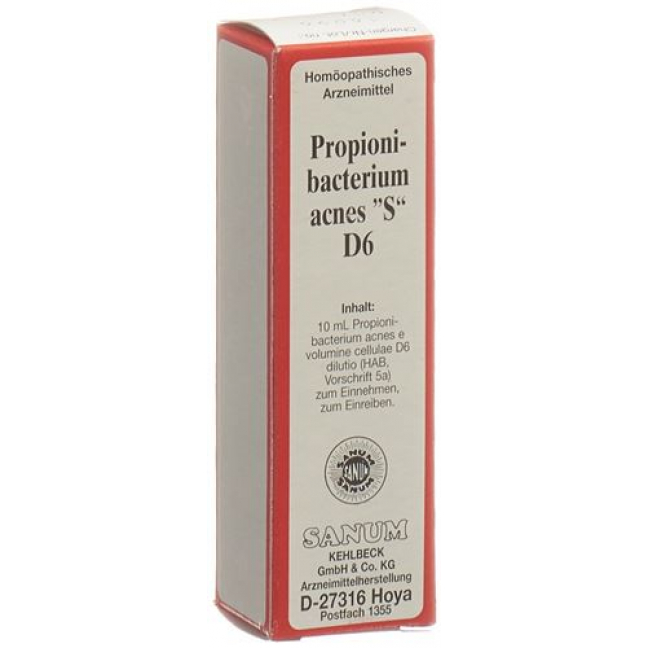 Sanum Propionibact Acnes S капли D 6 10мл