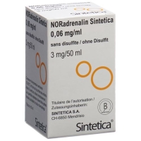 NORADRENALIN SINT 3 MG/50ML