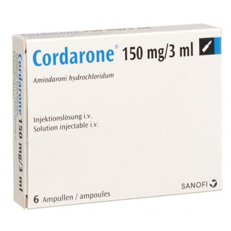 Cordarone 150 mg/3 ml 6 Ampullen 3 ml