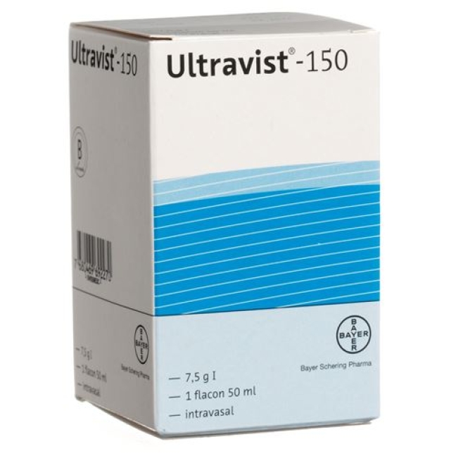 ULTRAVIST 150 INJ LSG 150MG FL