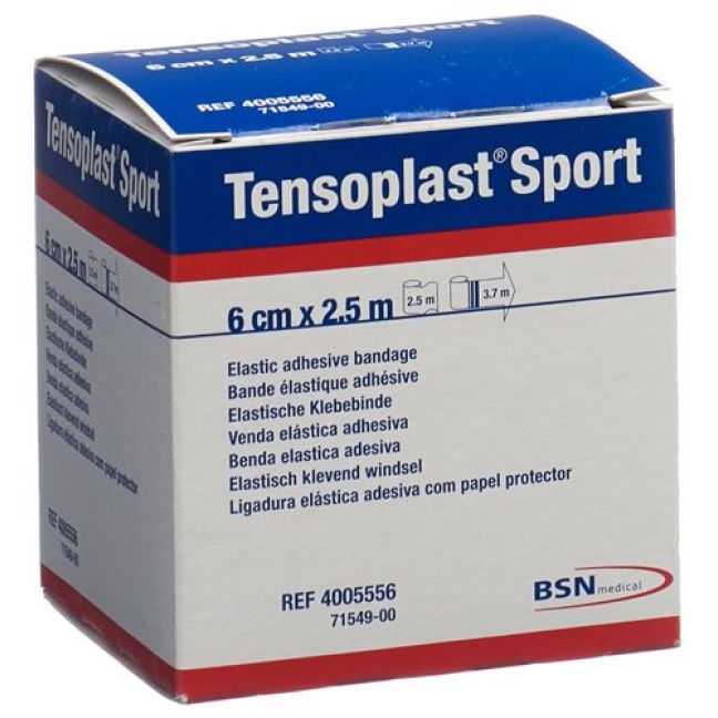 Tensoplast Sport эластичный бинт 6см x 2.5м