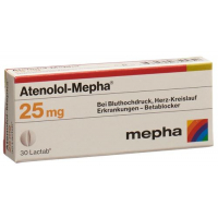 Atenolol Mepha 25 mg 30 Lactabs