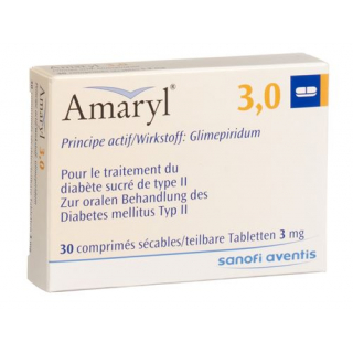 Амарил 3 мг 30 таблеток