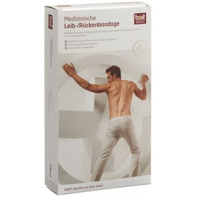 Bort Rippengurtel Herren 16см -128см размер XL Weiss