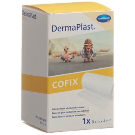 Dermaplast Cofix марлевый бинт 8смx4m Weiss