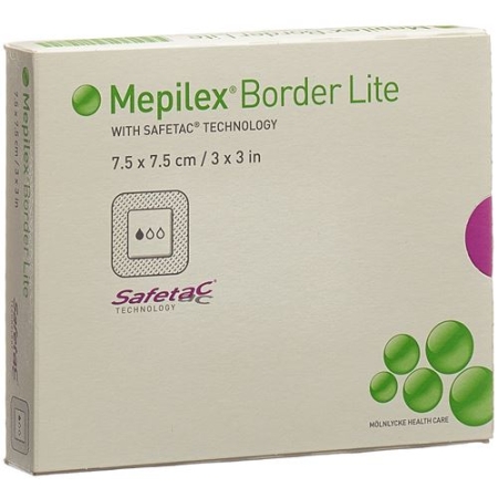 Mepilex Border Lite Silkonschaumve 7.5x7.5см 5 штук