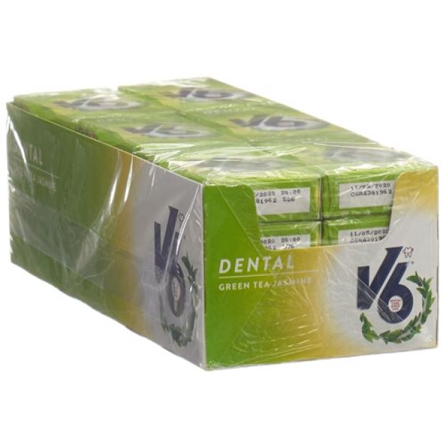 V6 GREEN TEA JASMIN KAUGUMMI