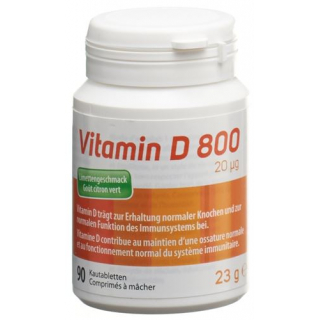 Витамин Д 800 90 жевательных таблеток