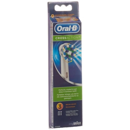 Braun Oral B Aufsteckburste Crossaction 3 штуки