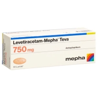 Леветирацетам Мефа Тева 750 мг 200 таблеток покрытых оболочкой