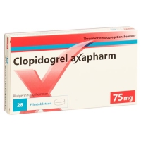 Клопидогрел Аксафарм 75 мг 28 таблеток покрытых оболочкой