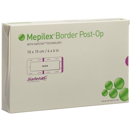 MEPILEX BORDER POST OP 10X15CM