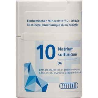 Phytomed Schüssler Nr. 10 Tabletten D 6 Lactosefrei 2000 Stück