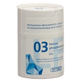 Phytomed Schüssler Nr. 3 Tabletten D 12 Lactosefrei 2000 Stück