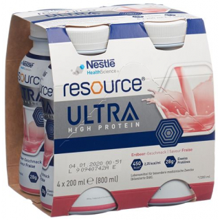 Resource Ultra Erdbeer 24 Flasche 200ml