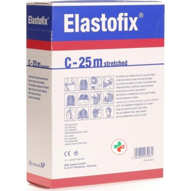 Elastofix Netz Schlauchverband C 25m Rumpf Kopf