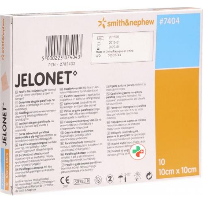 Jelonet Paraffingaze 10смx10см 10 штук