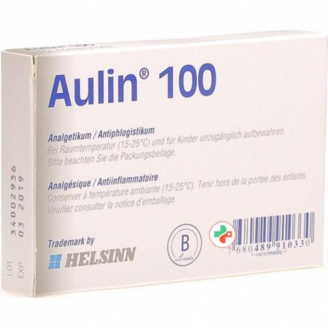 Аулин 100 мг 15 таблеток
