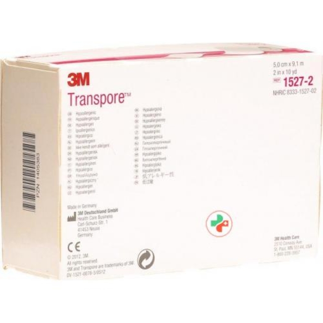 3M Transpore фиксирующий пластырь 50мм x 9.14m прозрачный 6 штук