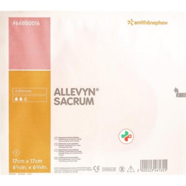 Allevyn Sacrum Wundverband 17x17см 10 пакетиков