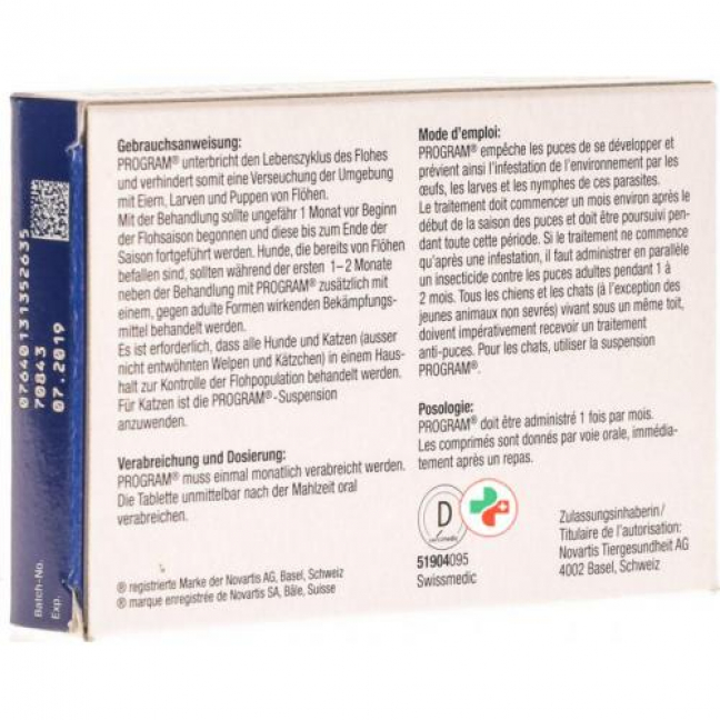 Program Ll Lacktabletten 409мг Ad Us Vet. 6 штук