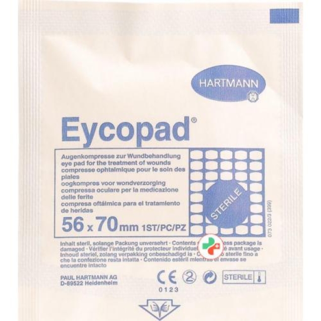 Eycopad Augenkompressen 70x56мм стерильный 25 штук