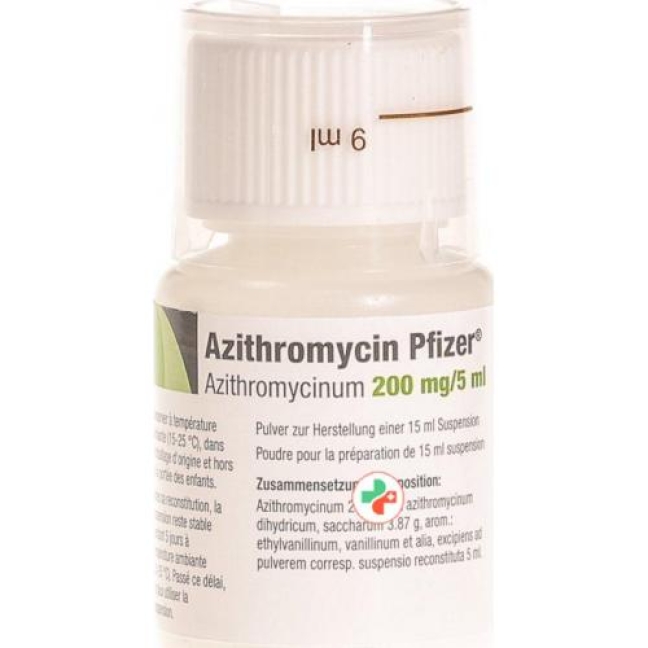 Azithromycin Pfizer 200 mg/5 ml 15 ml