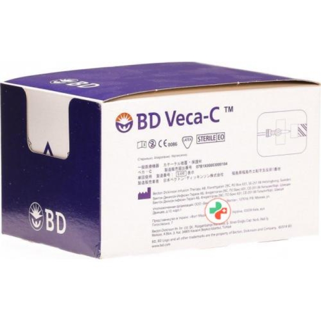 BD Veca-c катетер Fixierverband Sichtfenst 50 штук