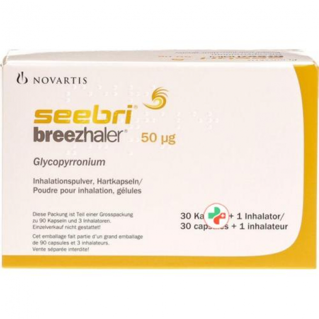 Seebri Breezhaler 50 mcg 3 X 30 Kaps