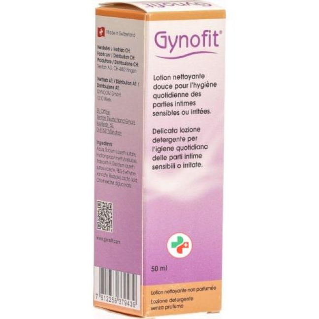 Gynofit лосьон для мытья Unparfumiert Reisepack 50мл