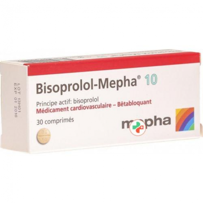 Bisoprolol Mepha 10 mg 30 tablets