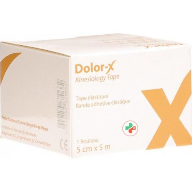 Dolor-x Kinesiology Tape 5см X 5m Beige