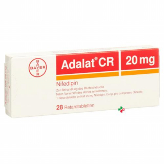 Адалат CR 20 мг 28 ретард таблеток