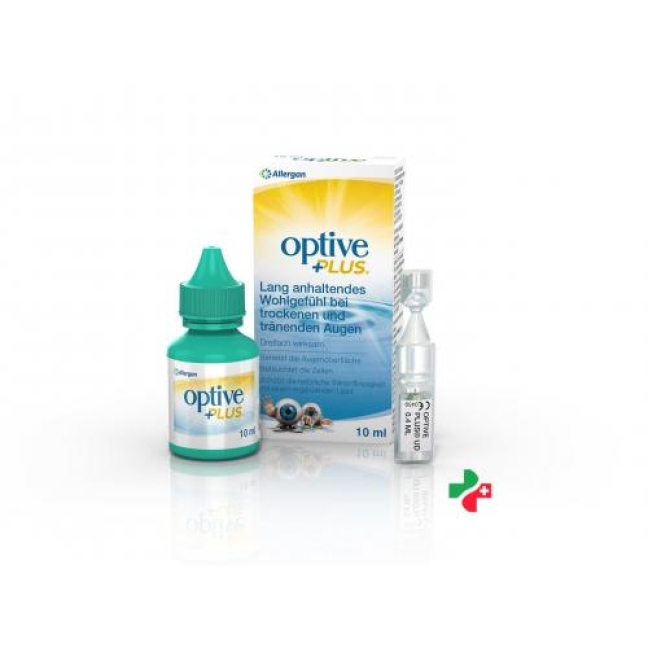 Optive Plus Dreifache Wirkung 10 ml Augentropfen