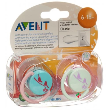 Avent Philips Beruhigender Nuggi Verschiedene Designs 6-18 Monate