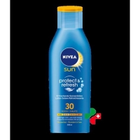 Нивея Сан Протект & Рефреш лосьон для загара солнцезащитный фактор-30 200 мл Нивея Сан Протект & Рефреш лосьон для загара солнцезащитный фактор-30 200 мл