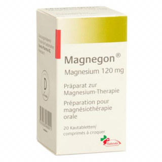 Магнегон 120 мг 60 жевательных таблеток