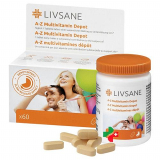 ЛИВСАН A-Z Мультивитамин Депо 60 таблеток