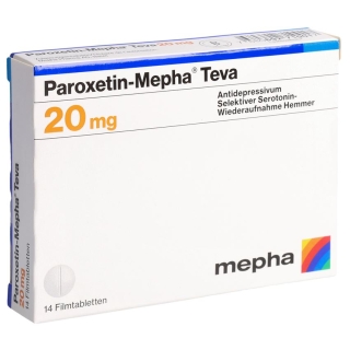 PAROXETIN Mepha Teva Filmtabl 20 mg