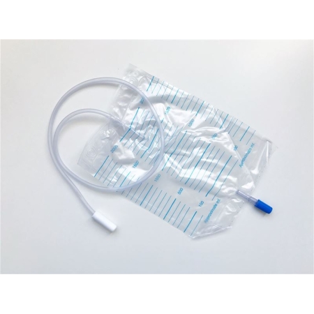 PHARMAPLAST Urinbeutel 2l mit RV 90cm Abl