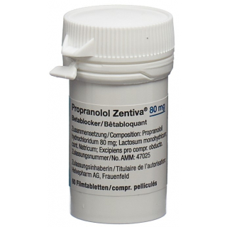 Пропранолол Зентива 80 мг 60 таблеток