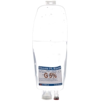 GLUC Bioren 5 % 250ml in 500ml Btl