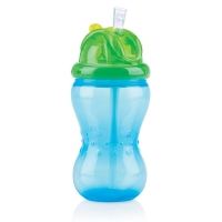 NUBY Trinkhalmfla Flip-It Original BLAU Trinkh lan