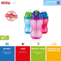 NUBY Trinkhalmflasche Flip-It 360ml Standard NUBY Trinkhalmflasche Flip-It 360ml Standard
