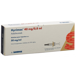 Hyrimoz Inj Lös 40 мг/0,8мл 6 Фертспр 0,8 мл
