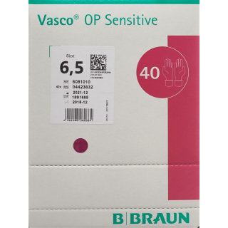 Vasco OP Sensitive Handschuhe Grosse 6.5 40 Paar