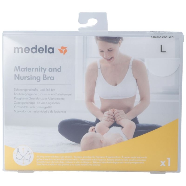 MEDELA Schwangerschafts- und Still BH L weiss