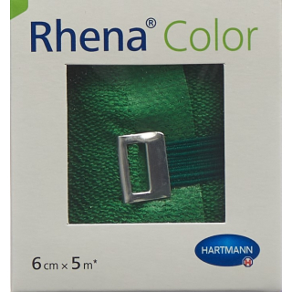 Бинты эластичные Rhena Color 6смх5м зеленые