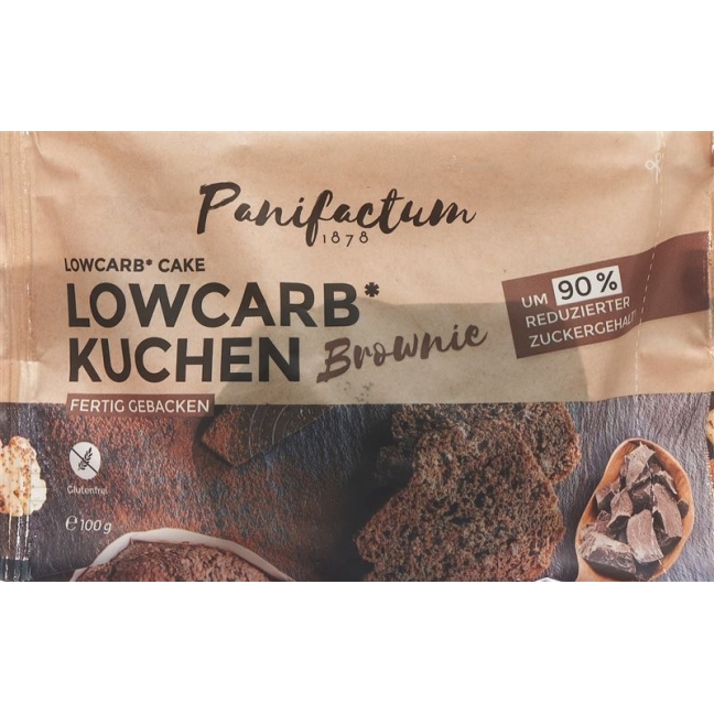 PANIFACTUM Lowcarb Browniekuchen glutenfr